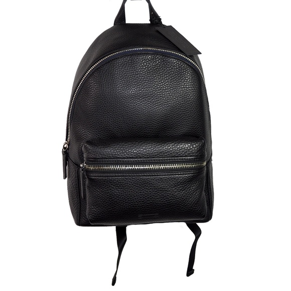 URI MINKOFF NWT Black Leather Paul Backpack NEW - Picture 5 of 8